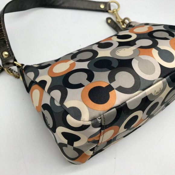 Coach Multicolor Sateen Madison Graphic OP Art Mini Bag 41997 - Picture 9 of 11